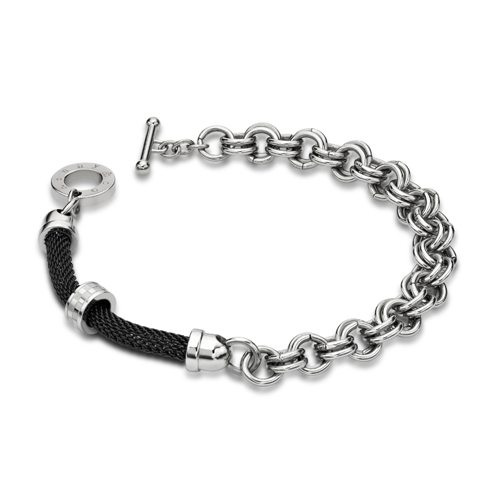 Wire with ring steel bracelet