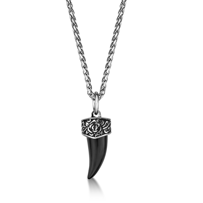 Ivory-shaped necklace