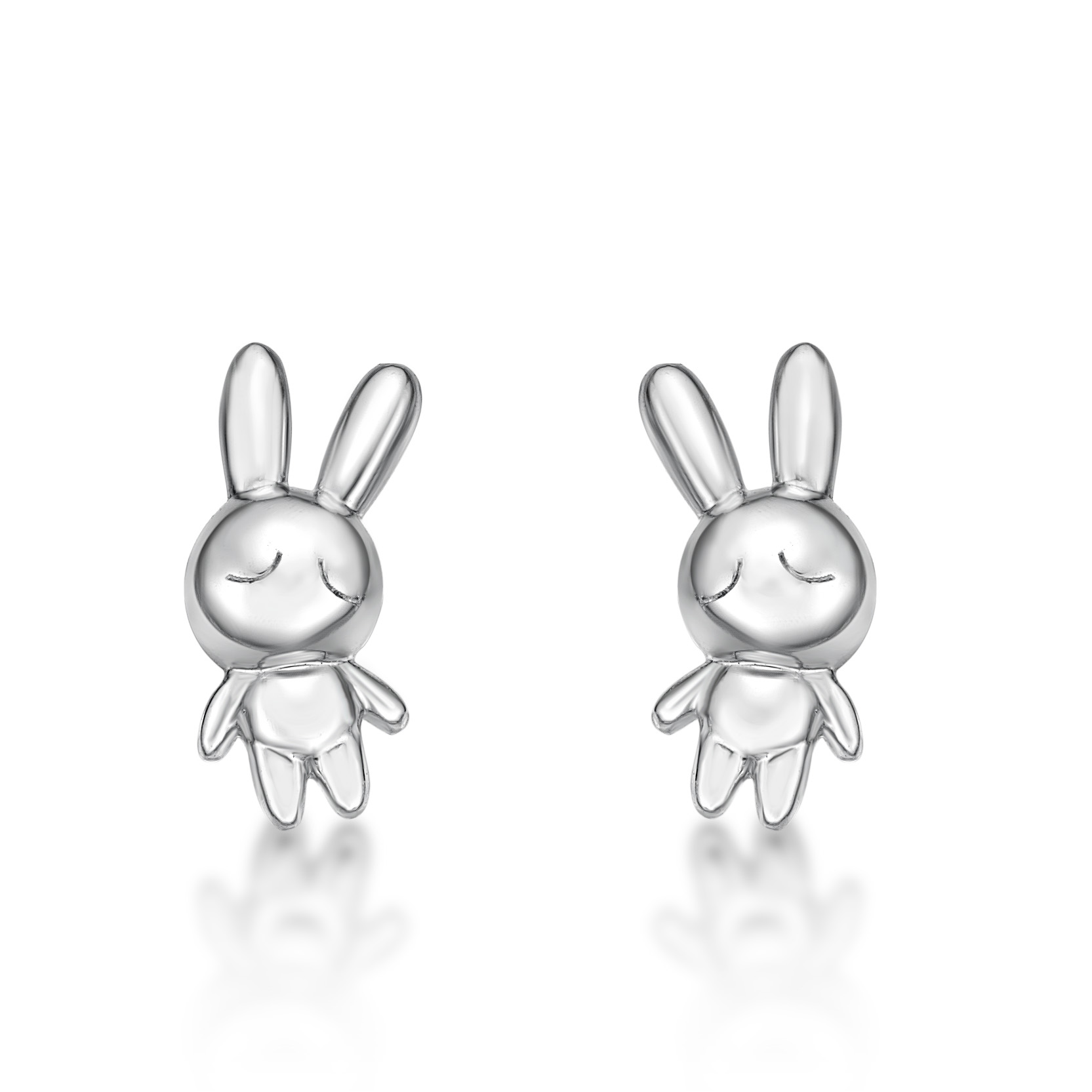 Rabbit C Icon Earring (1 Pair)